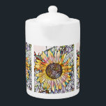 SUNFLOWER<br><div class="desc">An art design of a pretty sunflower.</div>