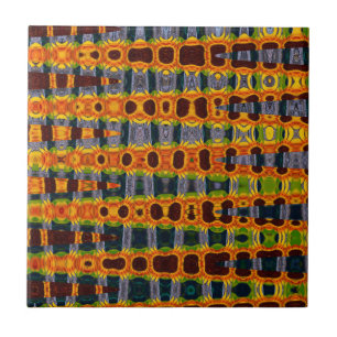 Sunflower Abstract 2, 2016 (photo) SVP Images Tile