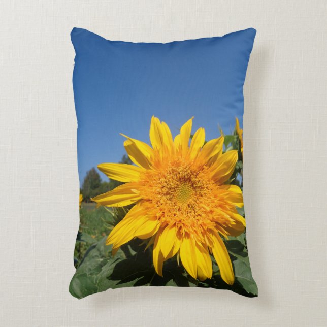 Sunflower Accent Pillow (Front(Vertical))