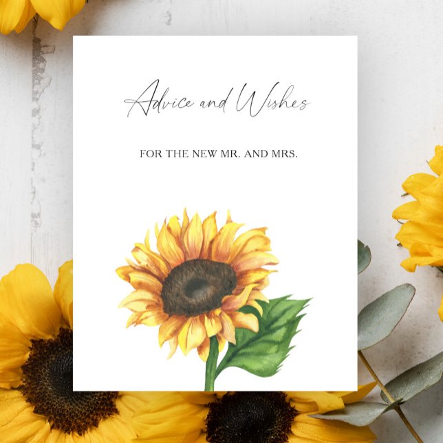 Sunflower - Advice and Wishes for Newlyweds Poster (Creator Uploaded)