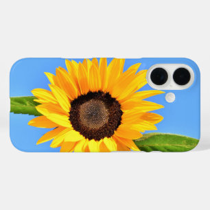 Sunflower Against Sun on Blue Sky iPhone 16 Case