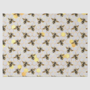 Sunflower and Bee Series Design Seven Tissue Paper