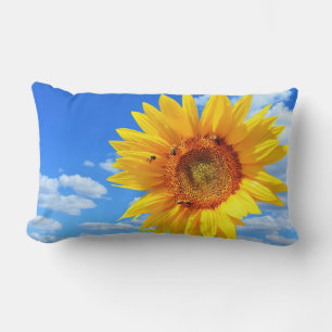 Sunflower and Bees Pillow