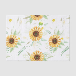 Sunflower and Daisy bouquets Tissue Paper