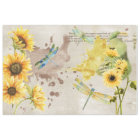 Sunflower and Dragonfly Series Design 2