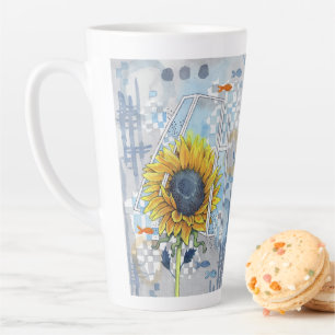 Sunflower and Dreams Large Latte Mug