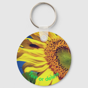 Sunflower And Guest Personalized Keychain