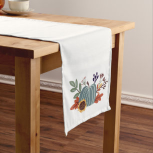Sunflower and Pumpkins Long Table Runner