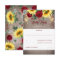 Sunflower and Red Rose Fall Wedding RSVP