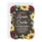 Sunflower and Red Roses Rustic Barn Wood Wedding