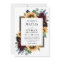 Sunflower and Roses Burgundy Red Navy Blue Wedding