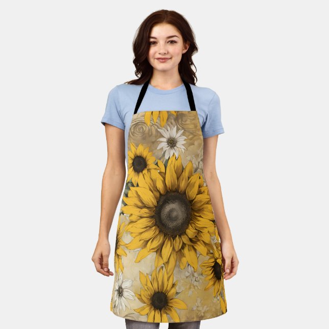 Sunflower Apron (Worn)