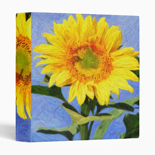 Sunflower Art Binder