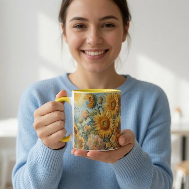 Sunflower Art Mug (Creator Uploaded)