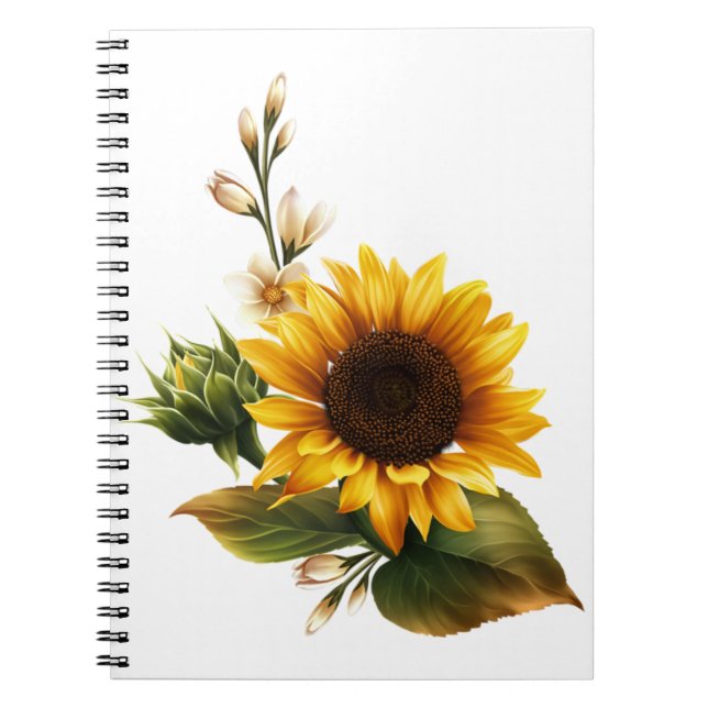 Sunflower Art Notebook (Front)