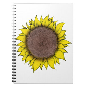Sunflower Art Notebook