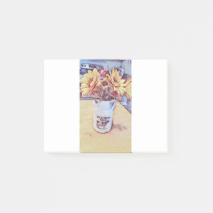 Sunflower Art Post-it Notes