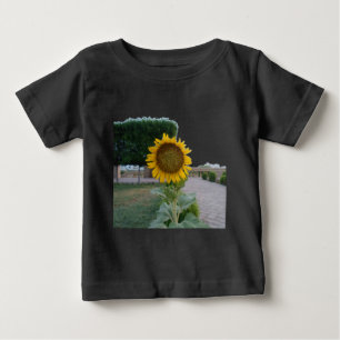 Sunflower Art Print Baby T-Shirt