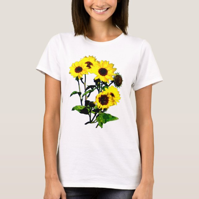 sunflower art T-Shirt (Front)