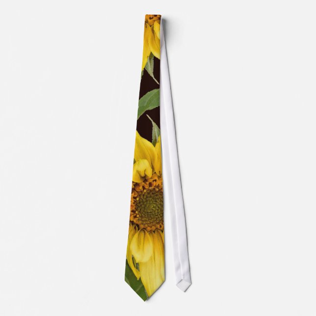 Sunflower Art Tie (Front)