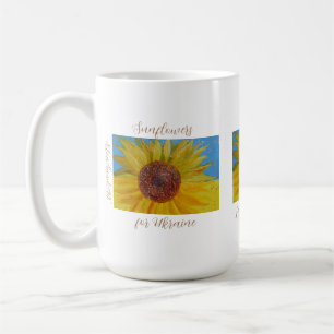 Sunflower Artsy Painted Mug