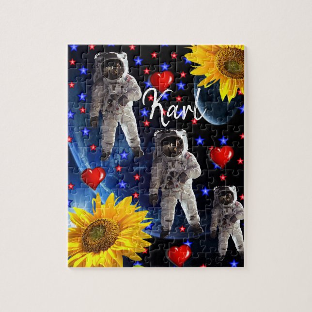 Sunflower Astronaut Puzzles (Vertical)
