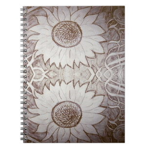 sunflower at home notebook