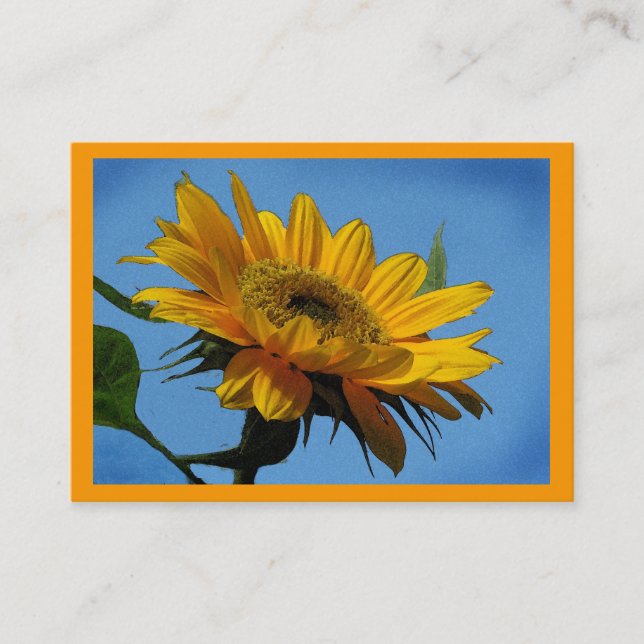 Sunflower ATC Business Card (Front)