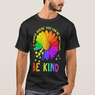Sunflower Autism Awareness Be Kind Puzzle Mom Supp T-Shirt