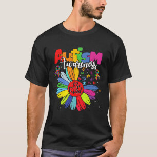 Sunflower Autism Awareness Choose Kindness Mom Kid T-Shirt