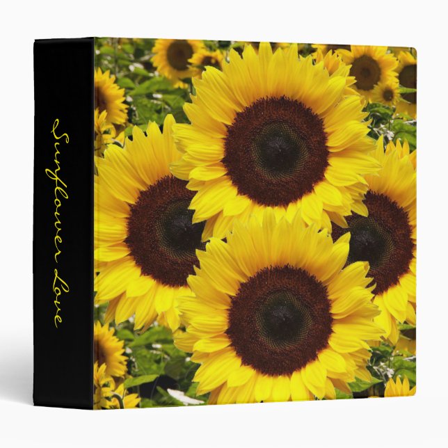 Sunflower Avery Classeur (Devant/Côté)