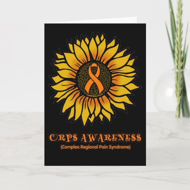 Sunflower/Awareness...CRPS Card (Front)