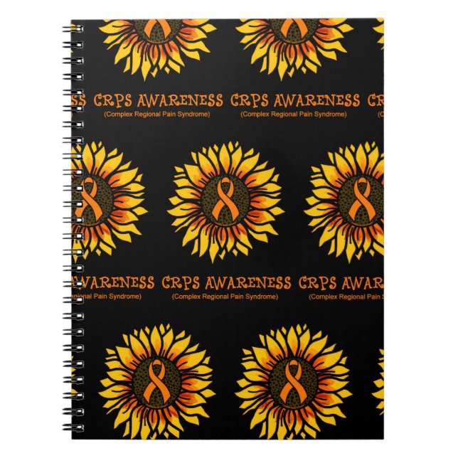 Sunflower/Awareness...CRPS Notebook (Front)