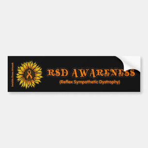 Sunflower/Awareness...RSD Bumper Sticker