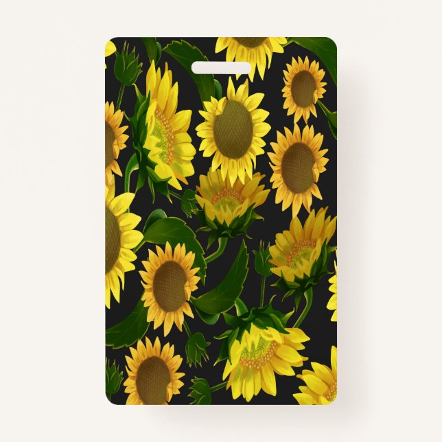 Sunflower Badge (Back)