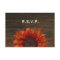 Sunflower & Barnwood Rustic Wedding RSVP