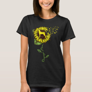 Sunflower Basenji Mom Mom Dog Lover T-Shirt