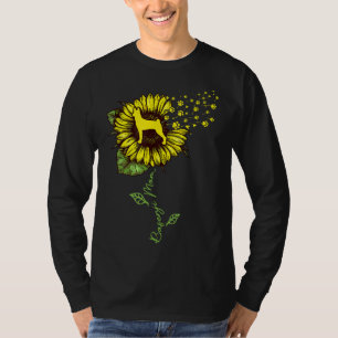 Sunflower Basenji Mom Mom Dog Lover T-Shirt