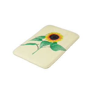 Sunflower Bath Mat - Your Colours