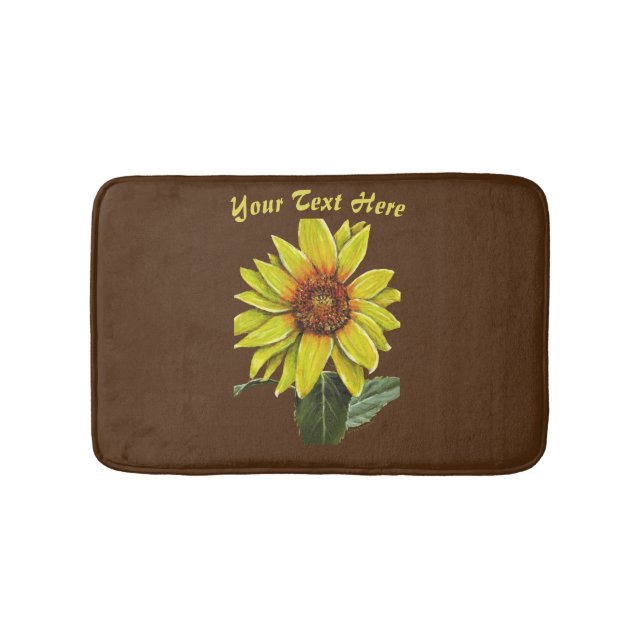 Sunflower Bath Mats (Front)