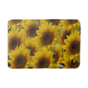 Sunflower Bathroom Bath Mat