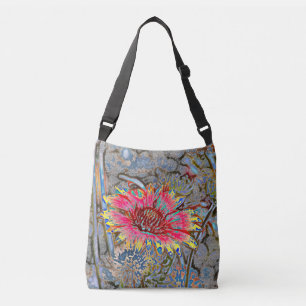 Sunflower Batik Style Crossbody Bag