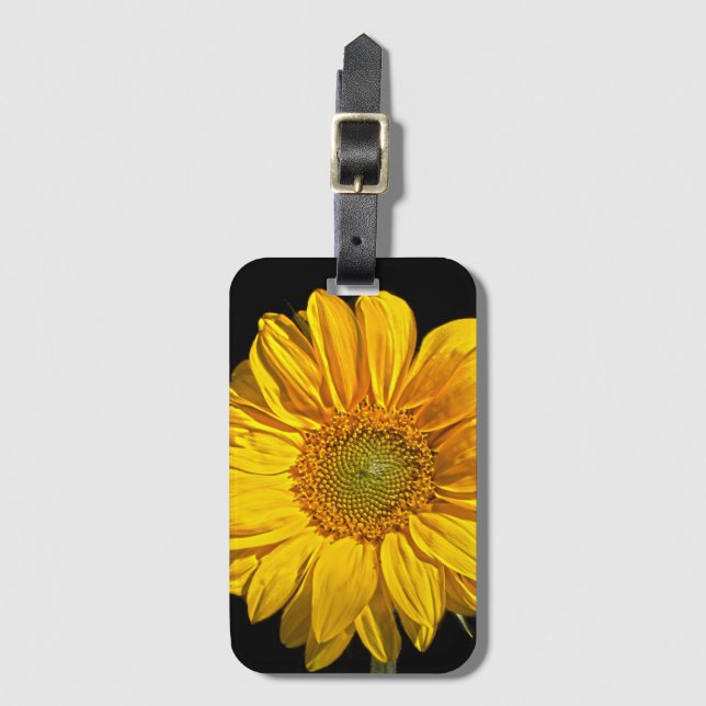 Sunflower bc lta luggage tag (Front Vertical)
