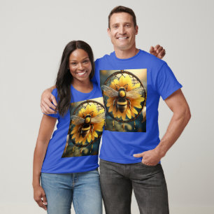 Sunflower Bee Dreamcatcher, T-Shirt