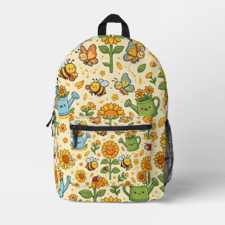 Sunflower Bee Garden Backpack – Cute Floral