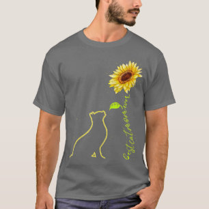 Sunflower Best Cat Mom Ever Funny Cat Mom Lover Mo T-Shirt