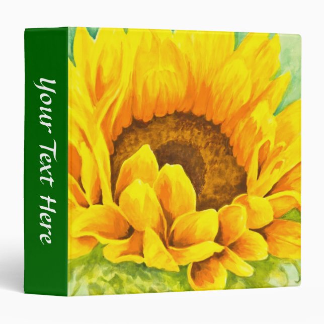 Sunflower Binder (Front/Spine)