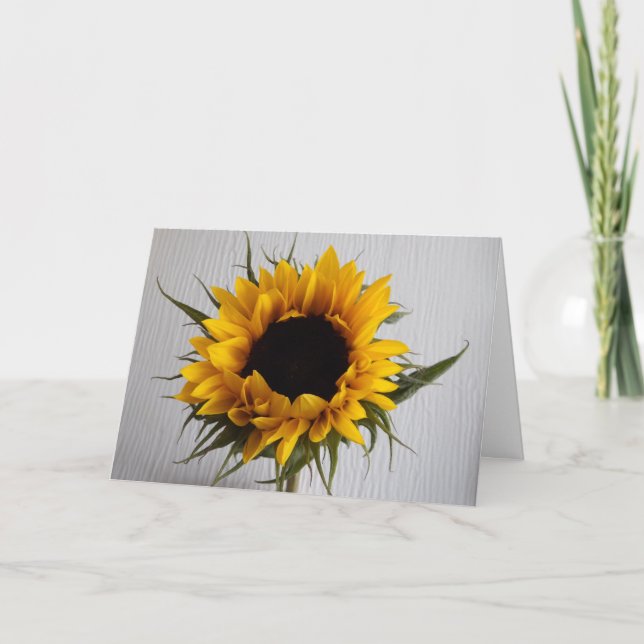Sunflower Birthday Card (Front)