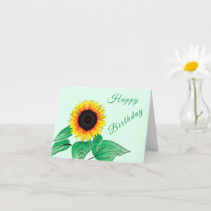Sunflower Birthday Card