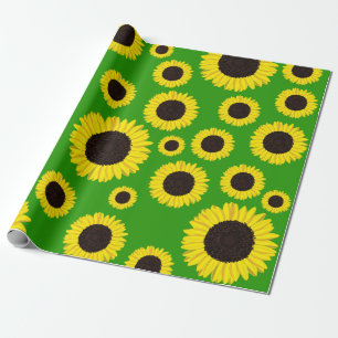 Sunflower Birthday Party Wrapping Paper
